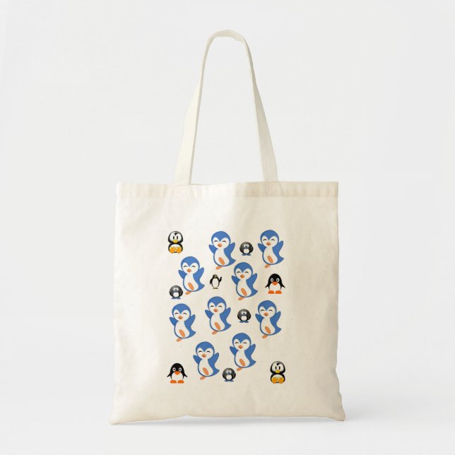 Tote Pinguim de bolsa bolsa de orçamento (Frente)