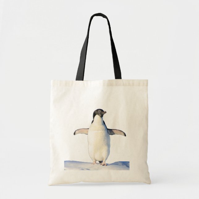 Tote Pinguim na Bolsa de neve (Frente)