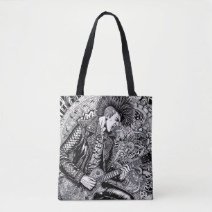 Tote PINTURA VOCÊ MESMO! Bolsa de Mãos Livro de Colorir