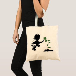 Tote Planta para nossa bolsa de compra do planeta