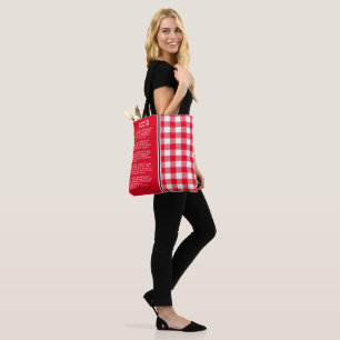 Tote Poema Inspirado Pelo Psalm 100 Bíblia Verso, Bolsa