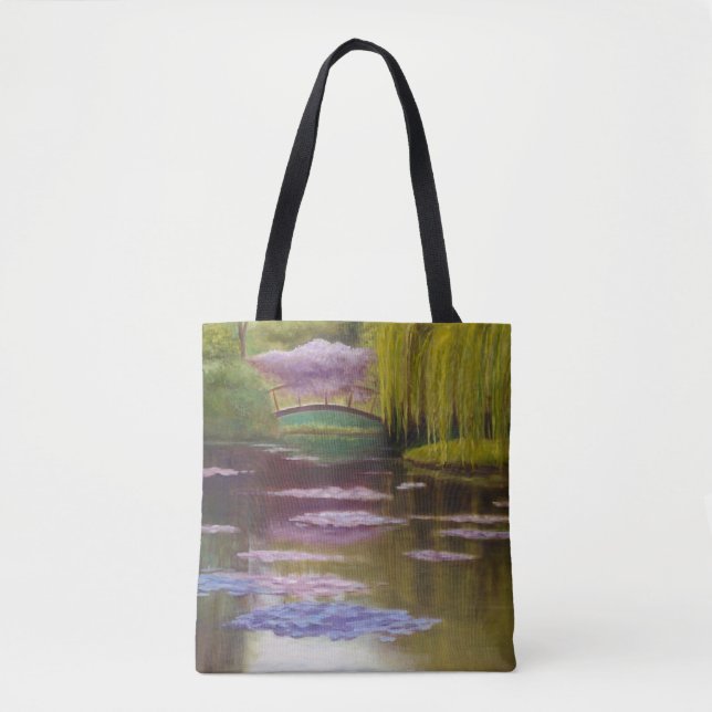 Tote Ponte sobre o Bolsa de Monet's Pond (Frente)