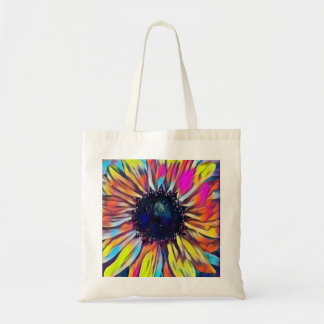 Tote Pop Art design em um bolsa reutilizável