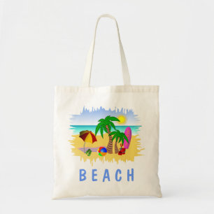 Tote Praia Sun Sea e Surf Fun Budget Bolsa