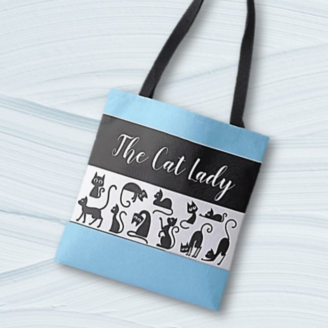 Tote Presente Divertido! A Bolsa de Gato de Whimsical (Criador carregado)