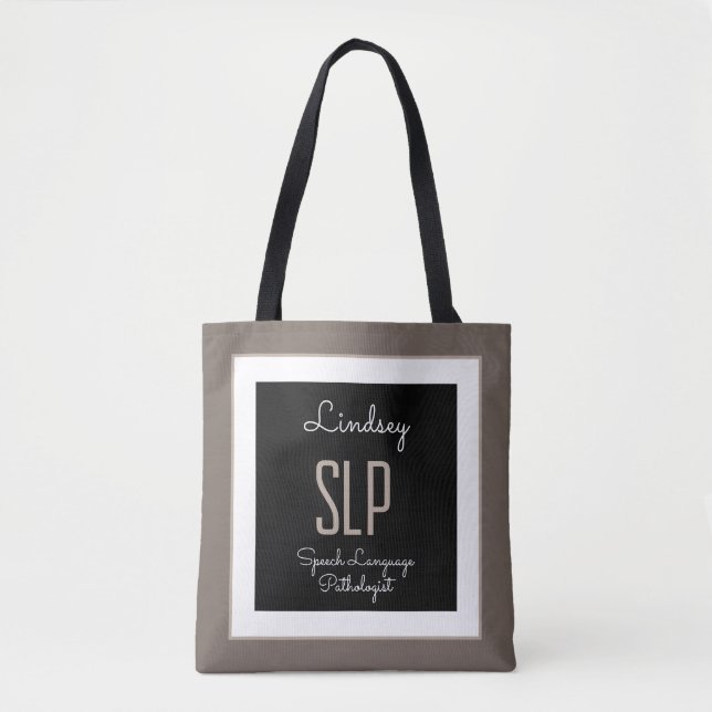Tote Presente personalizado! BOLSA SLP (Patologista de  (Frente)