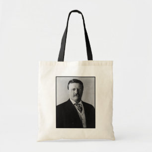 Tote Presidente Theodore Roosevelt Retrato Grande Bolsa