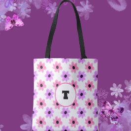 Tote Primavera, cor-de-rosa e Bolsa plana