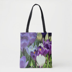 Tote Primavera crocusa - bolsa
