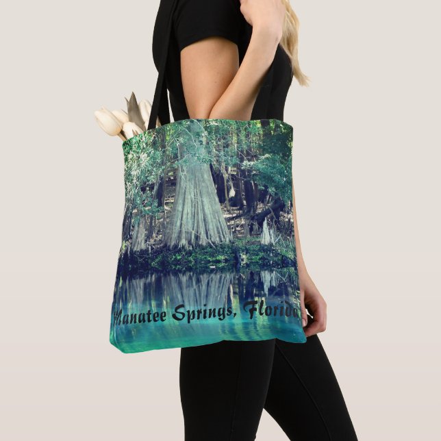 Tote Primaveras de Manateio Bolsa do Ombro (Close Up)