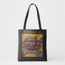 Projeto de Tricô dos Anos 70 & Bolsa Sacola