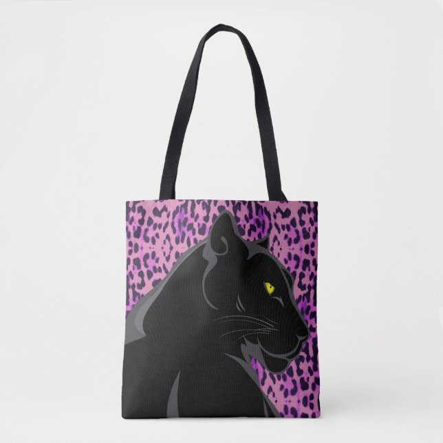 TOTE PURA BOLSA DE PANTERS PRETO (Frente)