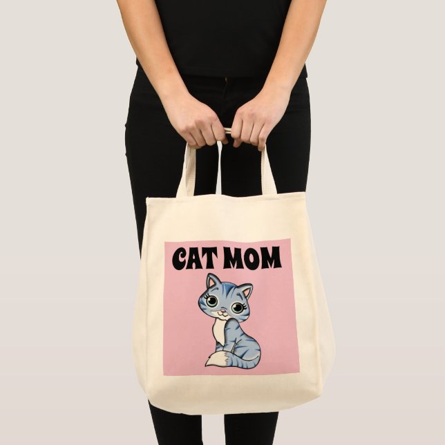 TOTE PURGA DE BOLSA DE PINCO DE MOM CAT (Frente (produto))