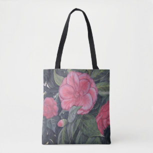 Tote Purple Dawn Camellia Bolsa