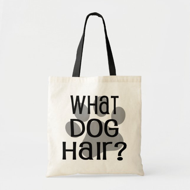 Tote Que Cabelo de Cachorro? Bolsa (Frente)