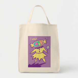 Tote Quero Bolsa De Dentes De Doce.