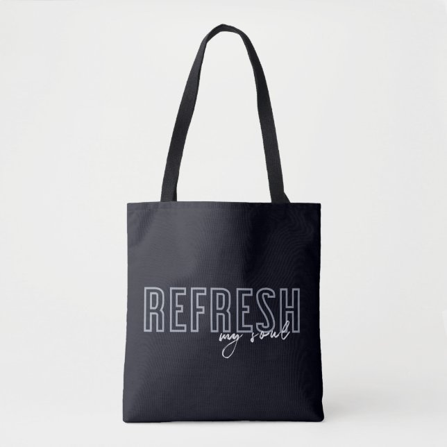 Tote Renovar minha alma na bolsa (Frente)