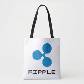 Tote Ripple XRP Logotipo 8-Bit | Bolsa de Compras