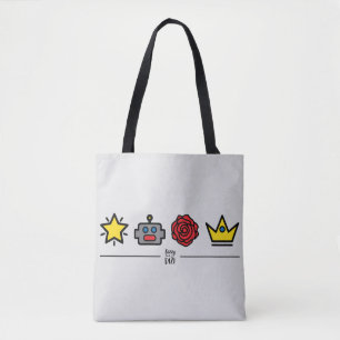 Tote Robôs e Bolsa duplos