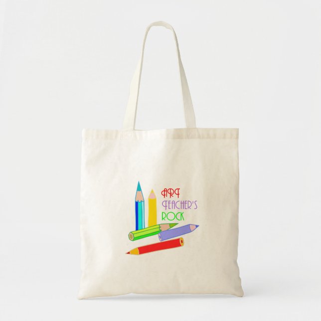 Tote Rocha de Professores de Arte - bolsa de Professore (Frente)