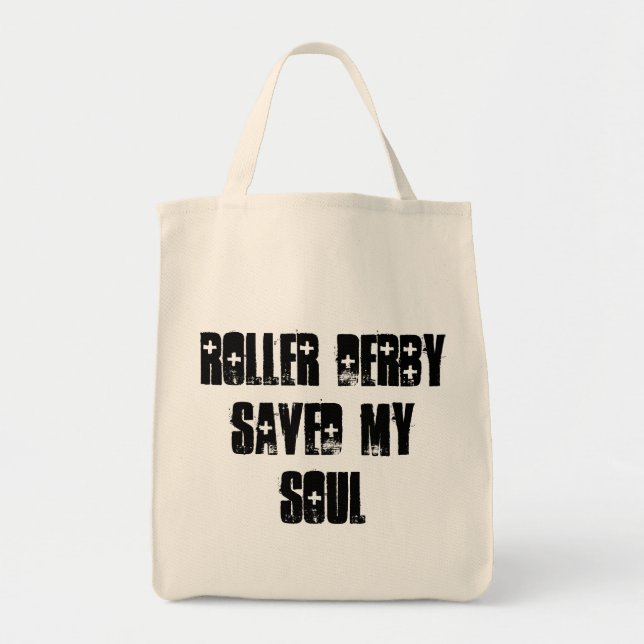 TOTE ROLLER DERBY SALVOU MEU BOLSA DE ALMA (Frente)