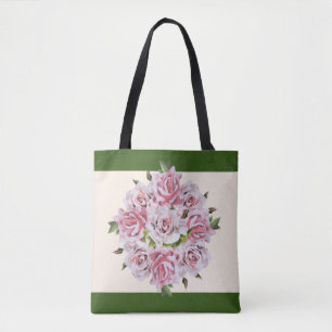 Tote Rosas esculturais em um Bolsa