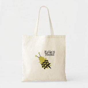 Tote Saca Bolsa de Livro Fuzzy Bee para Crianças