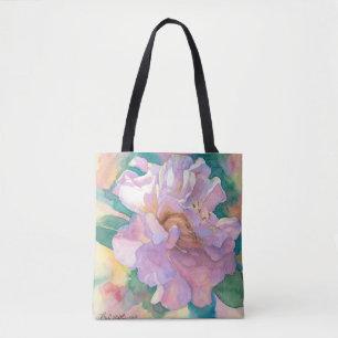 Tote Saco de bolsa de Camelia de uma aguarela por Andy