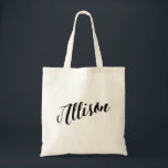 Tote Saco de bolsa personalizado Allison do roteiro<br><div class="desc">Saco de bolsa personalizado Allison do roteiro</div>