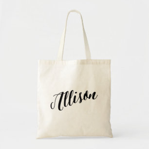 Tote Saco de bolsa personalizado Allison do roteiro