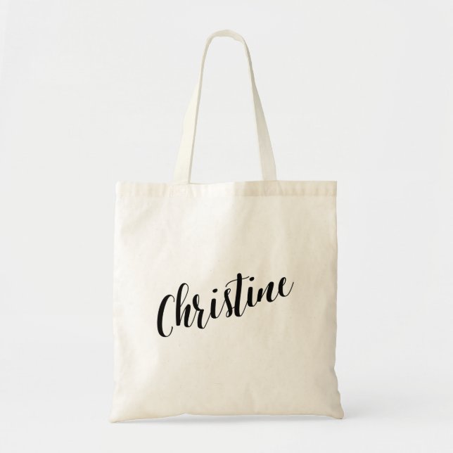 Tote Saco de bolsa personalizado Christine do roteiro (Frente)