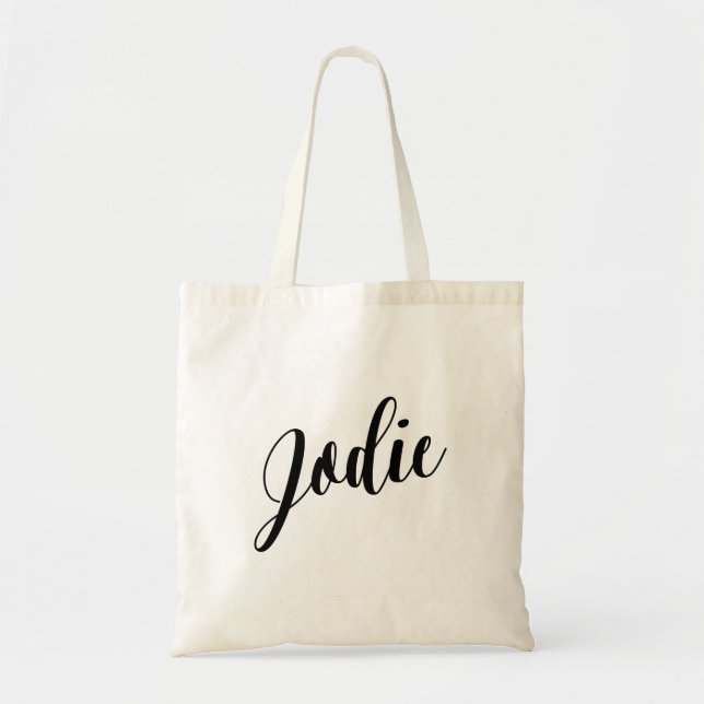 Tote Saco de bolsa personalizado Jodie do roteiro (Frente)