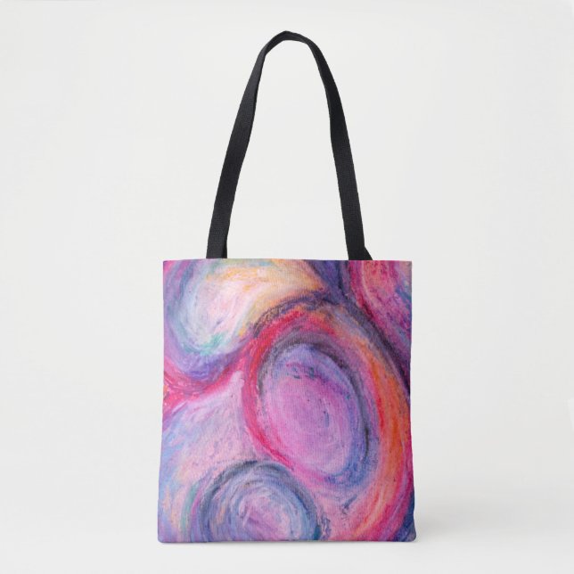 Tote Saco de Compras Bolsa de Compras Arte Abstrata Des (Frente)