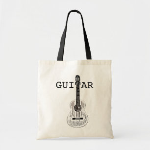 Tote Saco de compras do bolsa da guitarra