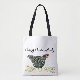 Tote Saco de Dama de Frango Louco, Bolsa de Frango