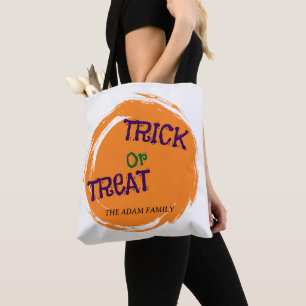 Tote Saco de Halloween para doces ou travessuras Bolsa