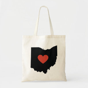 Tote Saco de livro do amor do estado de Ohio ou bolsa
