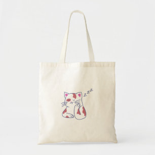 Tote Saco de Mão Lazy Cat Club Bolsa de Gato Estética