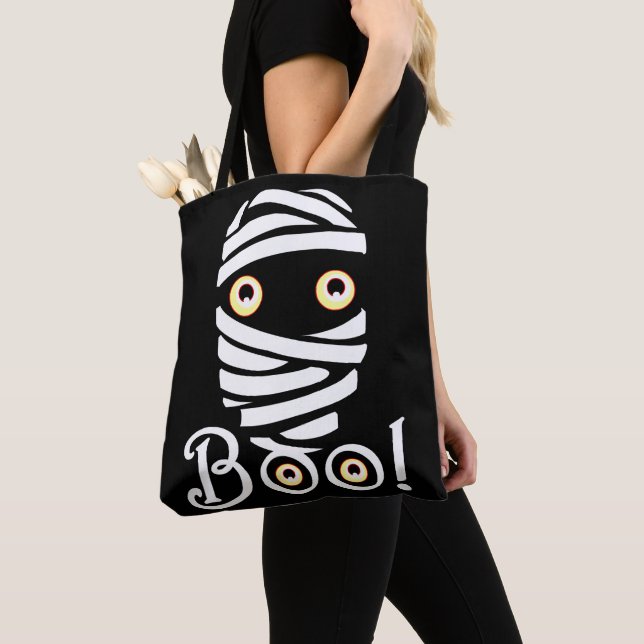 Tote Saco de Saque de Halloween Bolsa de Compras de Hal (Close Up)