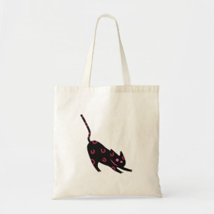 Tote Saco Fêmea Felino Sortudo Bolsa de Gato Preto Es
