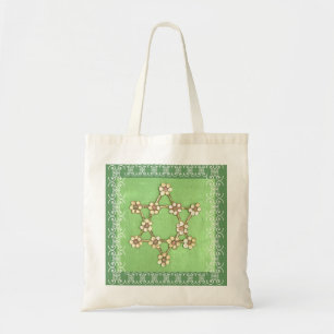 Tote Saco ou o bolsa judaico da estrela de David