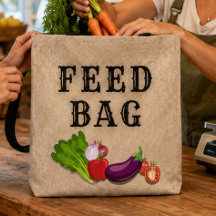 "SACOLA DE RAÇÃO" - Bolsa de uso geral e diário