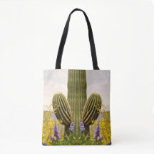 Saguaro no bolsa da lavanda