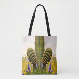 Tote Saguaro no bolsa da lavanda