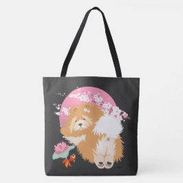 Tote SAKURA - Chow - saco de Bolsa ou Crossbody