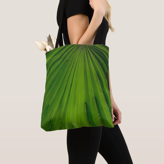 Tote Saw Palmetto Fan Bolsa (Close Up)