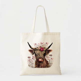 Tote Scottish Highland Cow Grocery Bolsa | MODELO