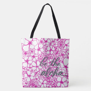 Tote Seja a Bolsa Sacola Floral Aloha