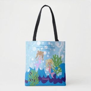 Tote Seja uma Sereia - Bolsa de praia
