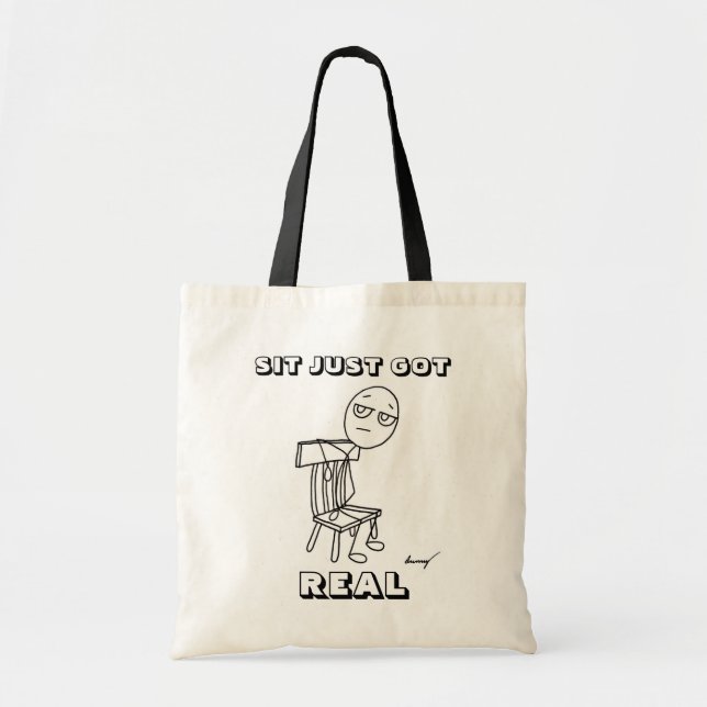 TOTE SENTA SÓ TEM A BOLSA REAL (Frente)